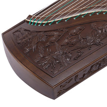 Load image into Gallery viewer, Phoebe zhennan woodcarving Dan Feng Chao Yang guzheng